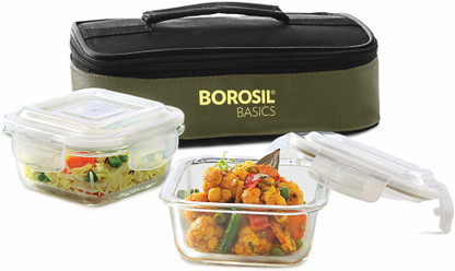 Borosil 320ml lunch box clearance