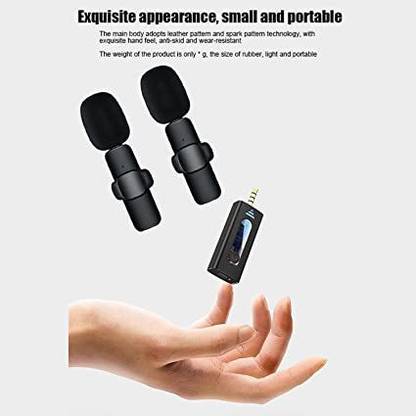 samipna K35 Wireless Mic for Smartphone Camera Laptop Desktop Wireless Microphone Microphone
