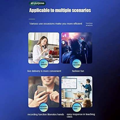 samipna K35 Wireless Mic for Smartphone Camera Laptop Desktop Wireless Microphone Microphone