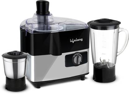 Lifelong LLJMG07 Aspire 500 Mixer Grinder (2 Jars, Black)