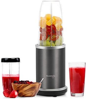 SQPro 500W Blender con 1,5 litri di vetro Misurini e Grinder per ingredienti secchi viola nero o argento rosso ambra arancione 