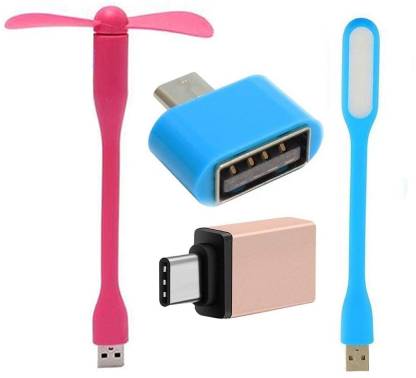 flod deformation Tegne WOW GADGETS USB Gadget Accessory Combo for ALL DEVICES USB FAN AND USB  LIGHT, WITH TYPE C AND MICRO USB OTG Price in India - Buy WOW GADGETS USB  Gadget Accessory Combo