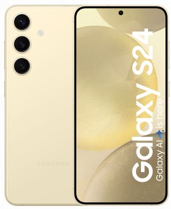 SAMSUNG Galaxy S24 5G (Amber Yellow, 128 GB)