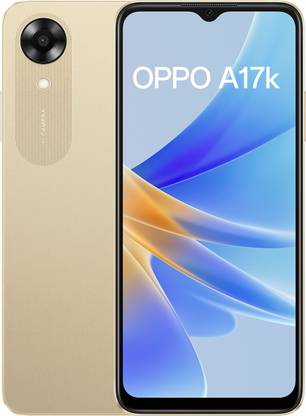 [For HDFC/SBI/ICICI Credit Card] OPPO A17k (Gold, 64 GB)  (3 GB RAM)