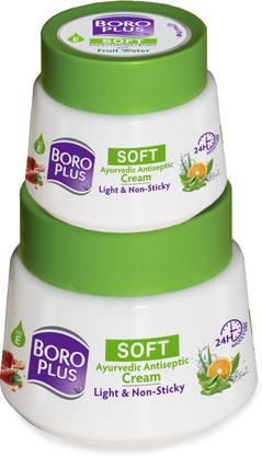 BOROPLUS Soft Ayurvedic Antiseptic Cream|Light & Non-sticky|24H moisturisation  (300 ml)
