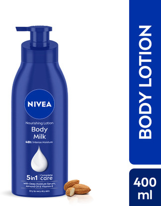 NIVEA Body Lotion Nourishing Body Milk with Almond Oil & Vitamin E