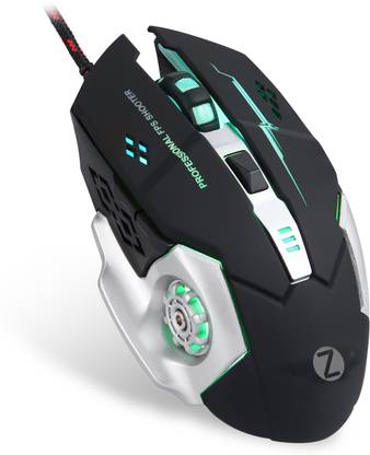 Zoook Bomber Wired Optical Mouse  (USB 2.0, Black)