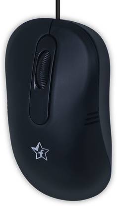 Flipkart SmartBuy Power Wired Optical Mouse  (USB 3.0, Midnight Black)