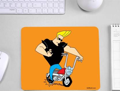 InkWynk Johnny Bravo Popular Cartoon Character |Anti Skid Lightweight  Mousepad - InkWynk : 