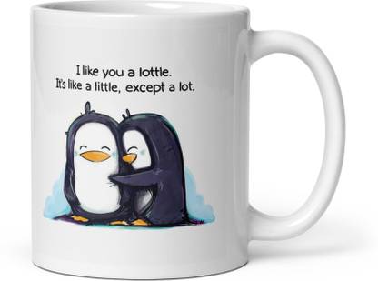 THE MEHRA CREATION cute couple penguin, love quotes, gift for mother,  father, husband, wife, girlfriend , boyfriend,