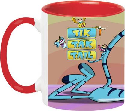 ARTBUG Tik Tak Tail Cartoon -2241-Red Ceramic Coffee Mug Price in India -  Buy ARTBUG Tik Tak Tail Cartoon -2241-Red Ceramic Coffee Mug online at  