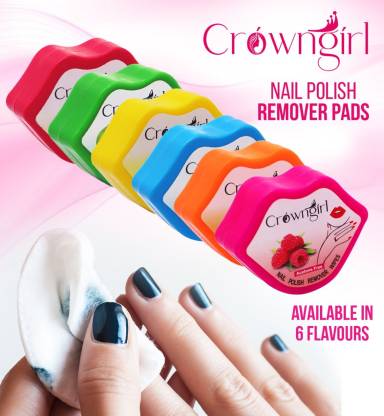 Crowngirl Nail Polish Remover Wipes | 32 pads (Pack of 6) - Price in India,  Buy Crowngirl Nail Polish Remover Wipes | 32 pads (Pack of 6) Online In  India, Reviews, Ratings & Features 