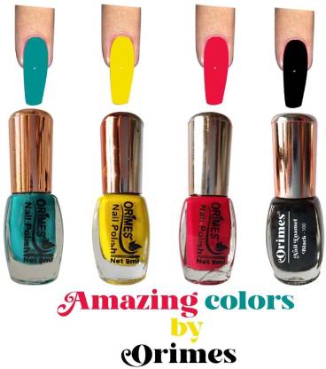Orimes Luxury Premium Shades Of Nail Paints For Office Girls, Mothers, And  All Females Turquoise, Yellow, Red, Black - Price in India, Buy Orimes  Luxury Premium Shades Of Nail Paints For Office