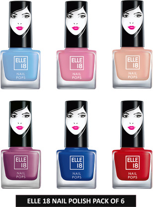 Buy Elle 18 Nail Pops Nail Color, Shade 14 5 ml Online at Best Prices in  India - JioMart.