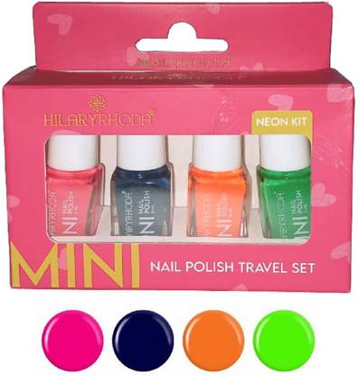 Hilary Rhoda long-lasting stay Nail Polish Combo Set-4 Multicolor Travel Set Nail Polish Neon Kit - Price in India, Buy Hilary Rhoda long-lasting stay Nail Polish Combo Set-4 Multicolor Travel Set Nail Hilary Rhoda long-lasting stay Nail Polish Combo Set-4 Multicolor Travel Set Nail Polish Neon Kit - Price in India, Buy Hilary Rhoda long-lasting stay Nail Polish Combo Set-4 Multicolor Travel Set Nail
