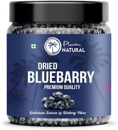 Plum Natural Organic Fresh Dried Blueberries |Dry Fruits Unsweetened Blueberries| Superfood Blueberry