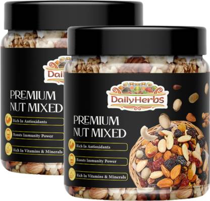 DAILYHERBS Premium Mixed Dry Fruits Healthy Dried Nutmix  (2 x 250 g)