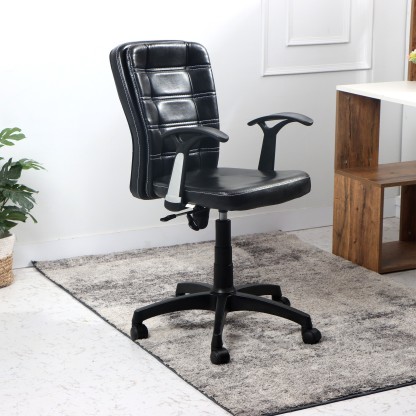 flipkart perfect homes leatherette office arm chair