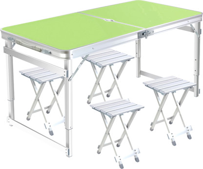 camping table and 4 chairs