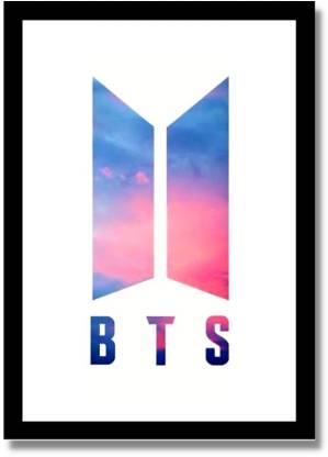 akgiftee BTS Painting ( 10 by 14 Inches ) Black Color Frame with Best  Quality Mdf Digital Reprint 14 inch x 10 inch Painting Price in India - Buy  akgiftee BTS Painting (