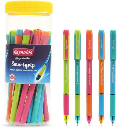 Reynolds SMARTGRIP Ball Pen  (Pack of 20, Blue)