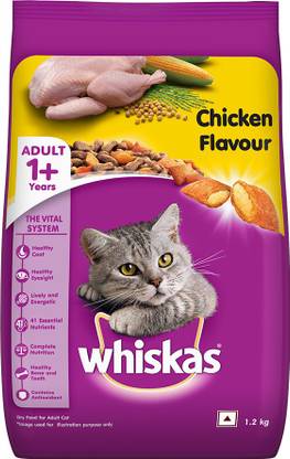 Whiskas Dry Cat Food for Adult Cats (1+ Years) -  Ch