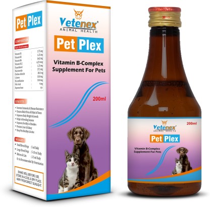 VETENEX Pet Plex - Vitamin B-Complex & Amino Acids Syrup For Dogs ...