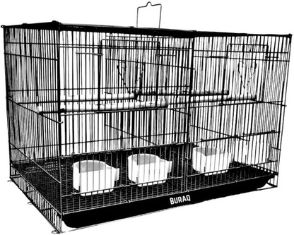bird cage with partition