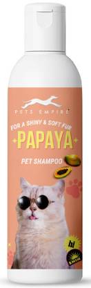 PETS EMPIRE Naturally Organic Body Shampoo for Pets,Pack of 1 Conditioning, Hypoallergenic Papaya Cat Shampoo