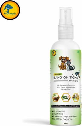 Image showcasing PETHEEDS Flea and Tick, Anti-fungal, parasitic Spray For Dogs, Cats ...