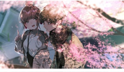 1402367 anime girl anime couple artist artwork digital art hd 4k   Rare Gallery HD Wallpapers