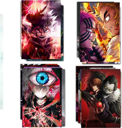 REDCLOUD set of 20 mix anime wall poster anime posters for room Size - A4 with adhesive Paper Print - Animation & Cartoons posters in India - Buy art, film, design, movie, REDCLOUD set of 20 mix anime wall poster anime posters for room Size - A4 with adhesive Paper Print - Animation & Cartoons posters in India - Buy art, film, design, movie,
