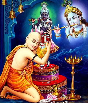 Self Adhesive UV Coated High Resolution Vinyl Print- Sri Krishna & Chaitanya Mahaprabhu Poster – P560 Fine Art Print - Religious posters in India - Buy art, film, design, movie, music, nature Self Adhesive UV Coated High Resolution Vinyl Print- Sri Krishna & Chaitanya Mahaprabhu Poster – P560 Fine Art Print - Religious posters in India - Buy art, film, design, movie, music, nature