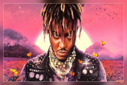 Juice Wrld Rapper Singer Matte Finish Poster Paper Print - Animation ...