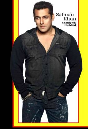 Poster Salman Khan Charity Of His Mind sl-18064 (Large Poster, 36x24 ...