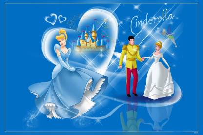 Princess Cinderella And Prince Henry Disney Story Cartoon Matte Finish  Poster P-9533 Paper Print - Animation & Cartoons posters in India - Buy  art, film, design, movie, music, nature and educational paintings/wallpapers