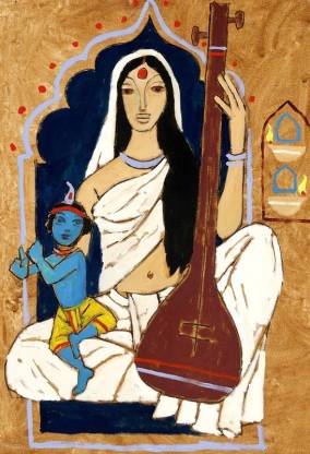 Poster Meerabai With Krishna Digital sl-13304 (Wall Poster, 13x19 ...