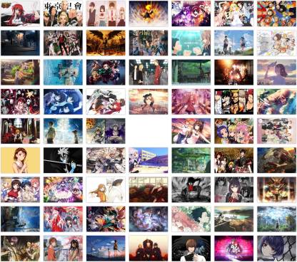 Pack of 62 Anime Mix Photo Poster Collection of Popular Anime Shows| HD+  Poster for Room décor (Size-A3+, 12 x 18 Inch) Paper Print - Animation &  Cartoons, Children, Decorative, TV Series