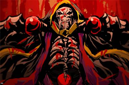 Overlord Anime Ainz Ooal Gown Poster 18 x 12 inch 300 GSM Paper Print - Movies posters in India - Buy art, film, design, movie, music, nature and educational paintings/wallpapers at Overlord Anime Ainz Ooal Gown Poster 18 x 12 inch 300 GSM Paper Print - Movies posters in India - Buy art, film, design, movie, music, nature and educational paintings/wallpapers at