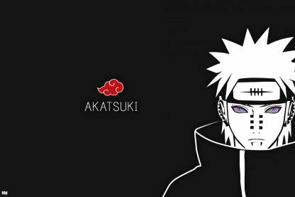 Naruto Akatsuki Pain Yahiko Poster 18 x 12 inch 300 GSM Paper Print ...