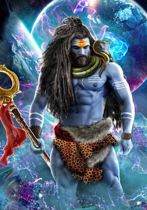 Poster Bhole Nath Shiv Shankar In Animated Sketch Digital Painting sl-9463  (Wall Poster, 13x19 Inch, Matte Paper, Multicolor) Fine Art Print - Art &  Paintings posters in India - Buy art, film,