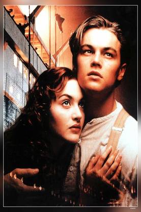 Kate Winslet Leonardo Dicaprio Titanic Matte Finish Poster Paper Print - Animation & Cartoons