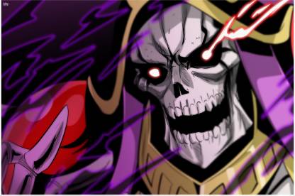 Overlord Anime Ainz Ooal Gown Poster 18 x 12 inch 300 GSM Paper Print -  Movies posters in India - Buy art, film, design, movie, music, nature and  educational paintings/wallpapers at 