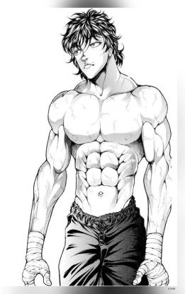 Baki Anime Muscle Matte Finish Poster P-11430 Paper Print - Animation ...