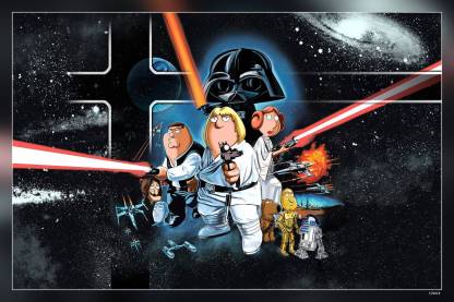 Humor Star Wars Family Guy Matte Finish Poster P-12664 Paper Print -  Animation & Cartoons posters in India - Buy art, film, design, movie,  music, nature and educational paintings/wallpapers at 