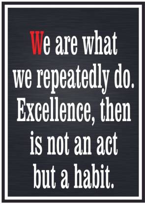 Poster Motivational Poster Excellence sl-14617 (LARGE Poster, 36x24 ...