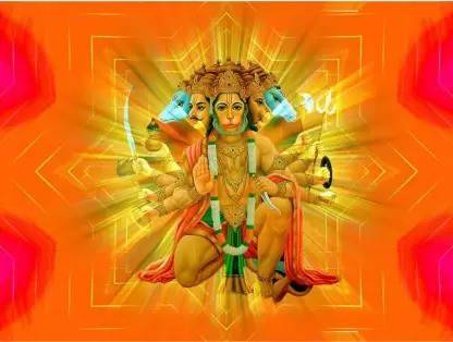 Lord Hanuman Wallpaper photo paper Poster Full HD Without Frame for Living  Room,Bedroom,Office,Kids Room,Hall,Home Decor | Photographic Paper (18 inch  X 12 inch) Paper Print - Quotes & Motivation posters in India -