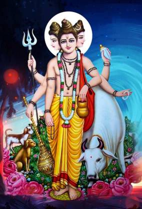 Poster Lord Dattatreya sl-13232 (Wall Poster, 13x19 Inches, Matte Paper,  Multicolor) Fine Art Print - Art & Paintings posters in India - Buy art,  film, design, movie, music, nature and educational paintings/wallpapers