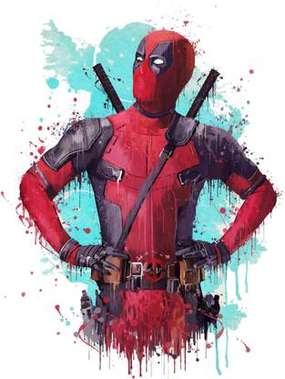 Deadpool Poster, MCU Character, Marvel Movie Poster, Xmen Force, Marvel Comic Universe, Marvel Comics, Ryan Reynolds ( Deadpool Poster, MCU Character, Marvel Movie Poster, Xmen Force, Marvel Comic Universe, Marvel Comics, Ryan Reynolds (