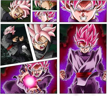Poster Goku Dragon Ball Super Black sl-17244 (Wall Poster, 13x19 Inches ...